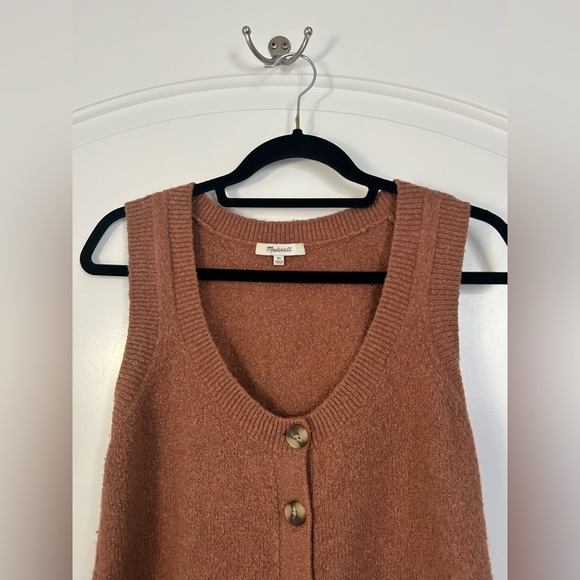Madewell Kneale Button-Front Sweater Vest size extra small - Picture 7 of 9
